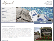 Tablet Screenshot of liveatchaparral.com